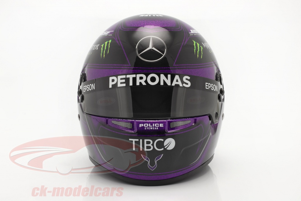 L. Hamilton #44 Mercedes-AMG Petronas formula 1 Campione del mondo 2020 casco 1:2 Bell