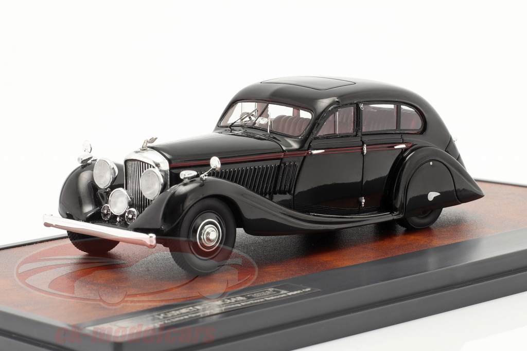 Bentley 4,5 litre Gurney-Nutting Airflow Saloon 1936 black 1:43 Matrix