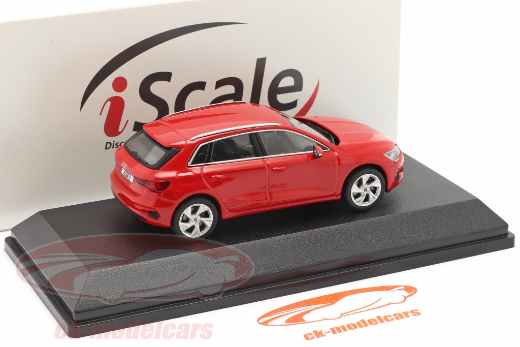 Iscale 1 43 Audi A3 Sportback Baujahr 2020 Tango Rot 4300080 Modellauto 4300080 1430000000080