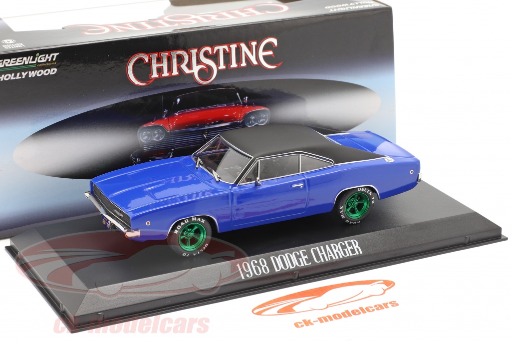 Greenlight 1968 Dodge Charger Dennis Guilder from the Movie Christine 1/43 Metal Greenlight 1968 Dodge Charger Dennis Guilder from the Movie Christine 1/43 Metal
