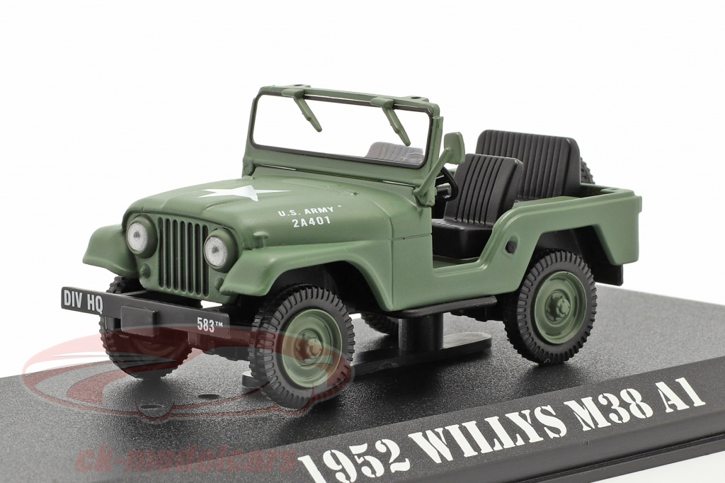 Jeep Willys M38 A1 1952 电视剧 M*A*S*H* (1972-83) 橄榄 1:43 Greenlight