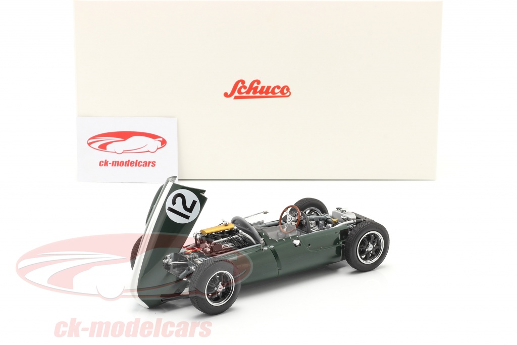 Schuco 1:18 Jack Brabham Cooper T51 #12 勝者 英国の GP F1 世界 