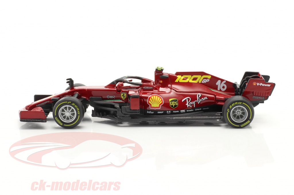 #36823-16 Bburago 1:43 F1 2020 Ferrari Team SF1000 #16 Charles Leclerc 