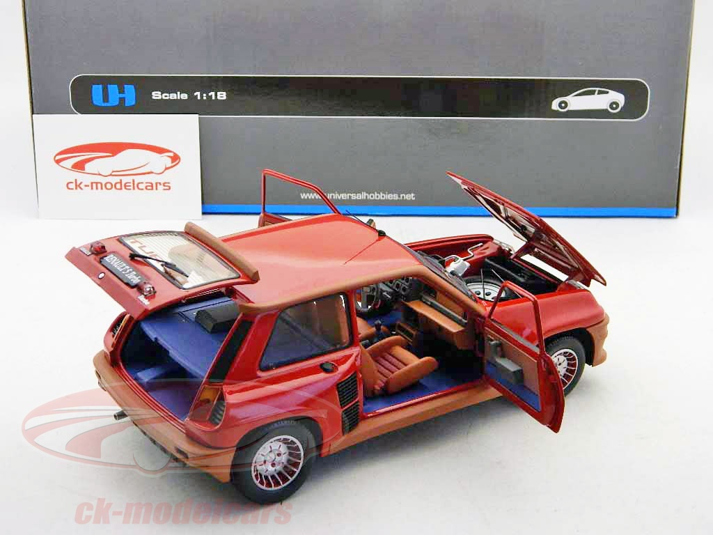 Renault 5 Turbo Coupe Europe 81 Universal Hobbies 1/43 – N°41 Europcar – Très Bon État