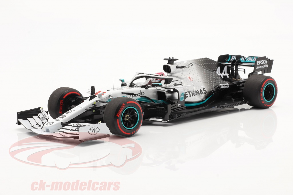 L. Hamilton Mercedes-AMG F1 W10 #44 Duitse GP F1 Wereldkampioen 2019 1:18 Minichamps