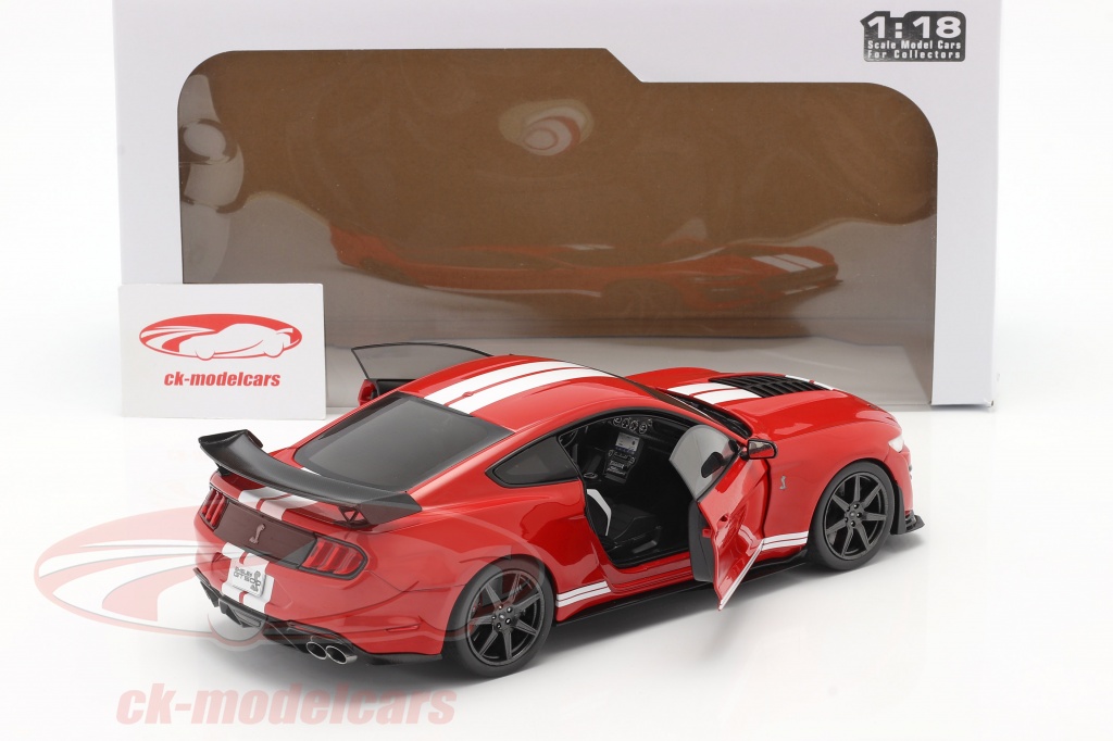 Solido 1:18 Ford Mustang Shelby GT500 Fast Track 建設年 2020 赤 