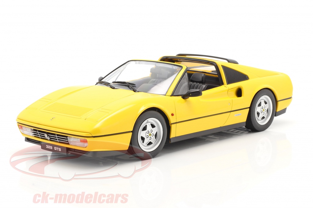 Ferrari 328 GTS year 1985 yellow 1:18 KK-Scale
