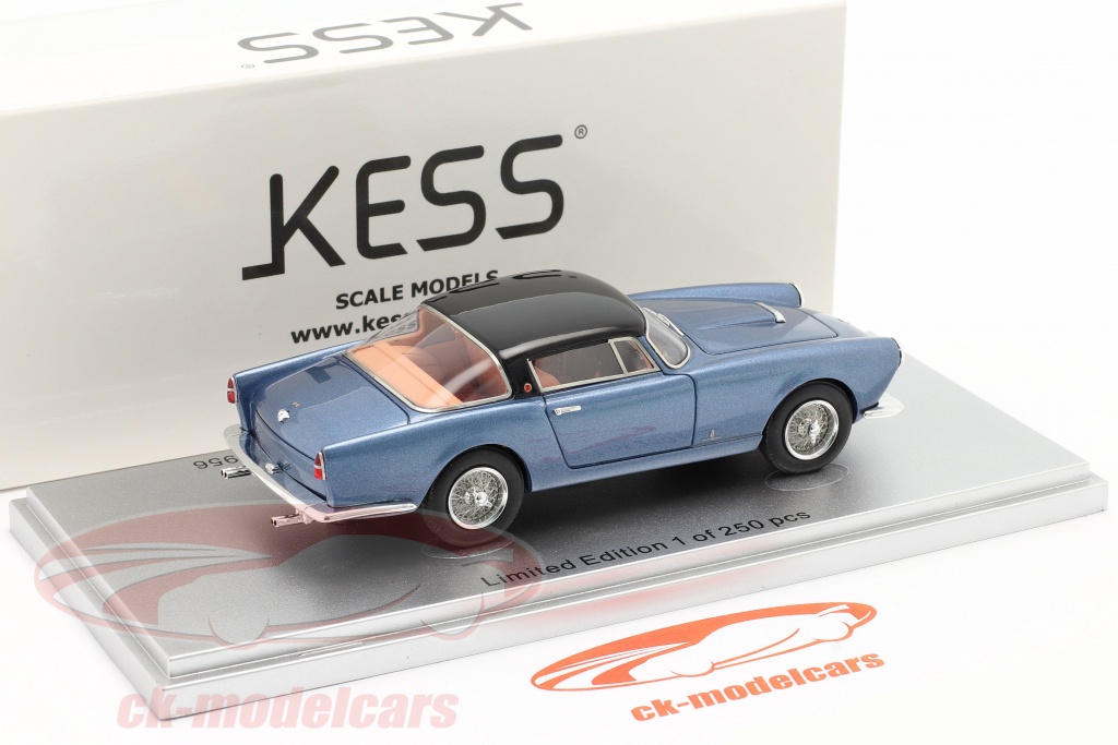 Kess 1/43 Ferrari 250 GT Speciale Pininfarina 1956 – Bleu Foncé, Modèle Résine Collection