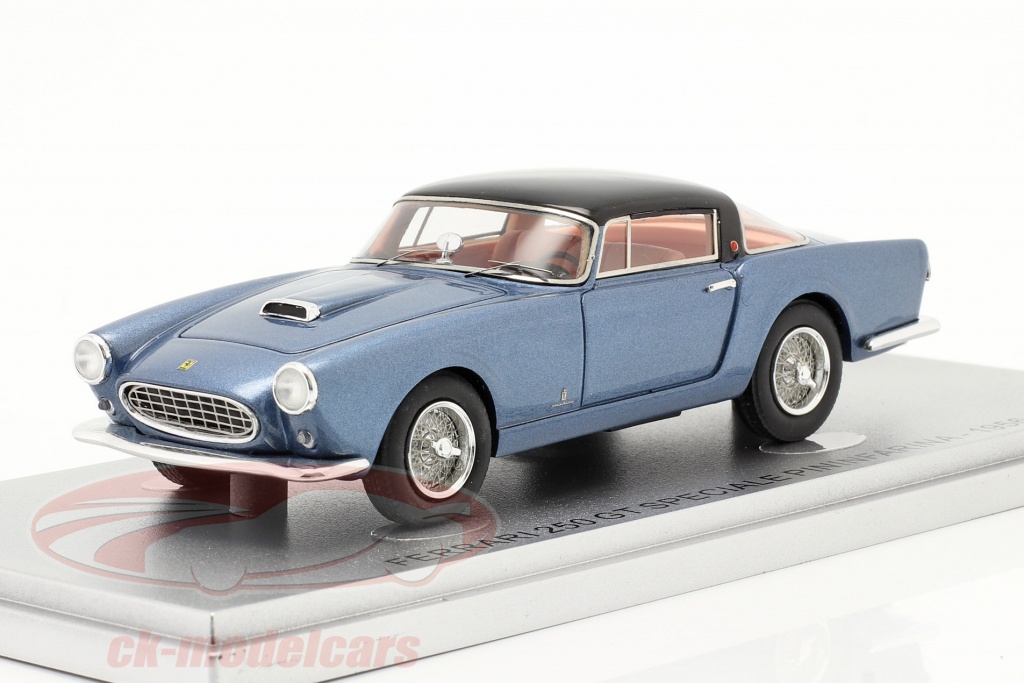 HYN252-WH - KESS MODEL 1/43 FERRARI 250 GT COUPÈ SPECIALE PININFARINA 1956 BLUE MET. ART. KE43056070 - FERRARI