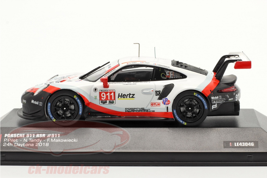 IXO Ixo 1/18 Porsche 911 (991) RSR #86 24h Le Mans 2018 Gulf Wainwright/Barker