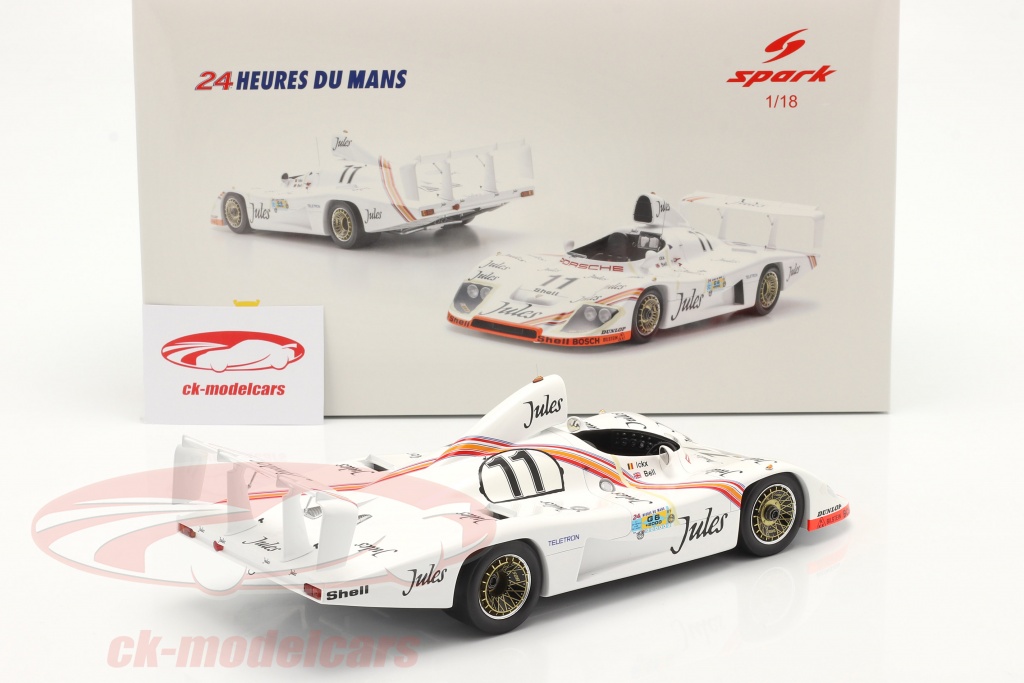 Solido 421189400 Porsche 936#11, winner 24h Le Mans 1981, driver: Bell, Ickx, scale 1:18, white