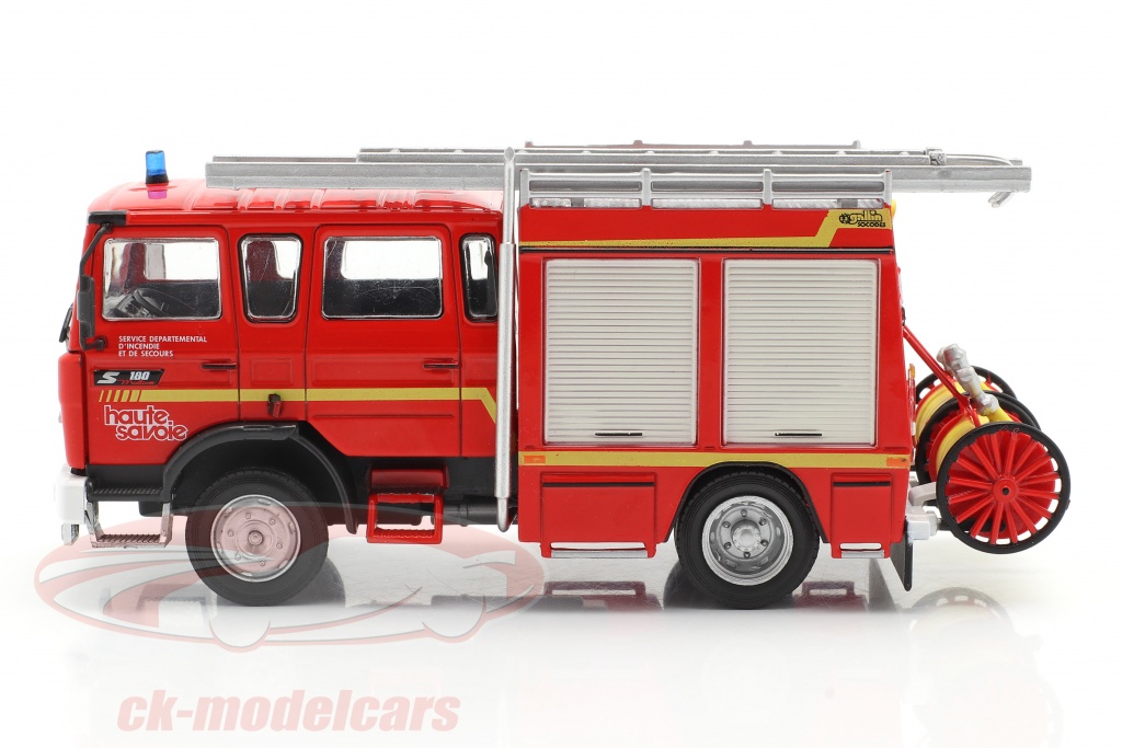 OPO 10 - Camion Pompier 1/43 Compatible avec Renault VI S180 Metz SDIS  Haute Savoie (Ixo P02) : : Jeux et Jouets