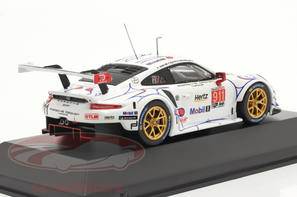 Modellino Ixo 1:18 - Porsche 911 RSR N.911 Vincitore Classe Petit Le Mans 2018 - Pilet, Tandy