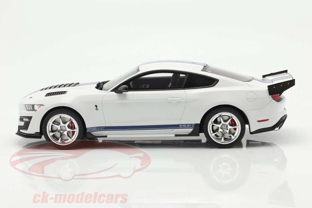 Ford Shelby GT500 Dragon Snake (2020) Blanc Oxford - GT306 - 1/18 - GT Spirit - Complète - Etat NEUF - Modélisme