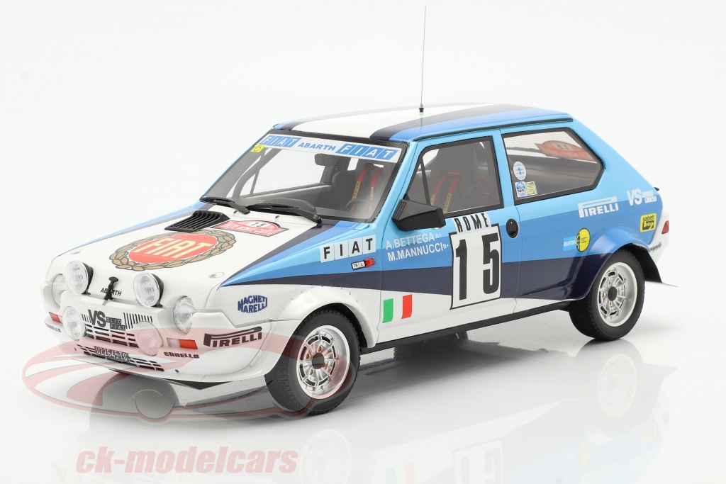 Fiat Ritmo 75 Abarth #15 6日 Rallye Monte Carlo 1980 1:18 OttOmobile
