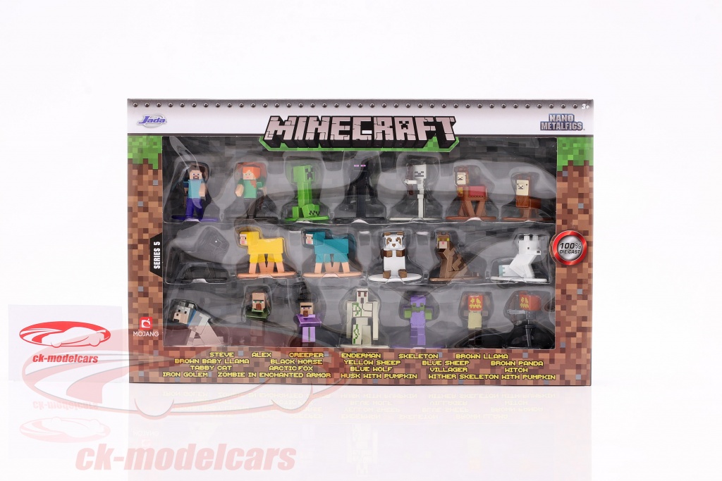 Jada Toys - Nano Metalfigs Minecraft 20-pack Wave | Meses sin interés