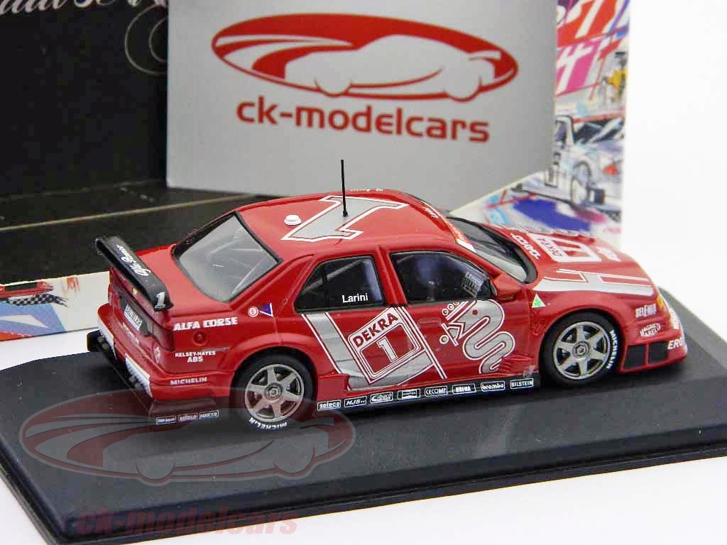MINICHAMPS ALFA ROMEO 155 V6 TI DTM 1996 Silver Box 1/43 Rare Model EUR