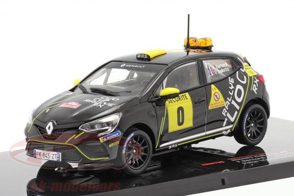 Renault Clio Rally #0 Vorausfahrzeug Rallye Monte Carlo 2020 Bernardi, Bellotto 1:43 Ixo