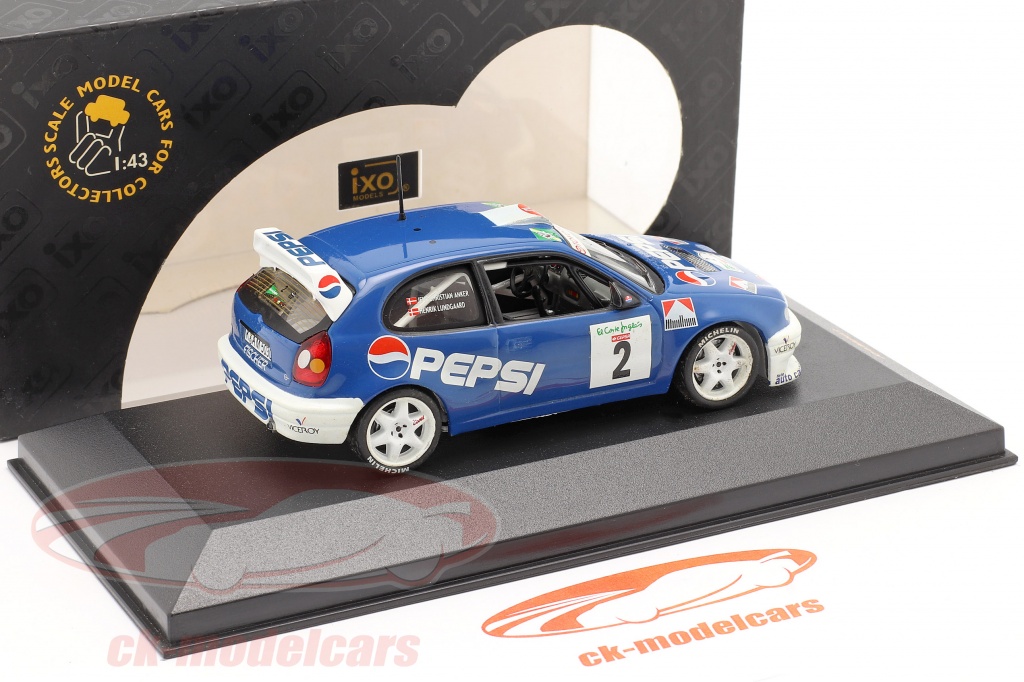 Modèle Réduit Toyota Corolla Rallye Corte Ingles 1999 Delecour 1/43 - Occasion Rare