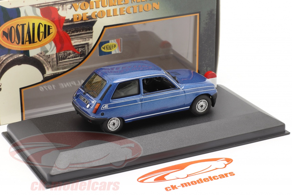 Norev 1/43 Renault 5 Alpine 1976 Noire - Miniature Collection