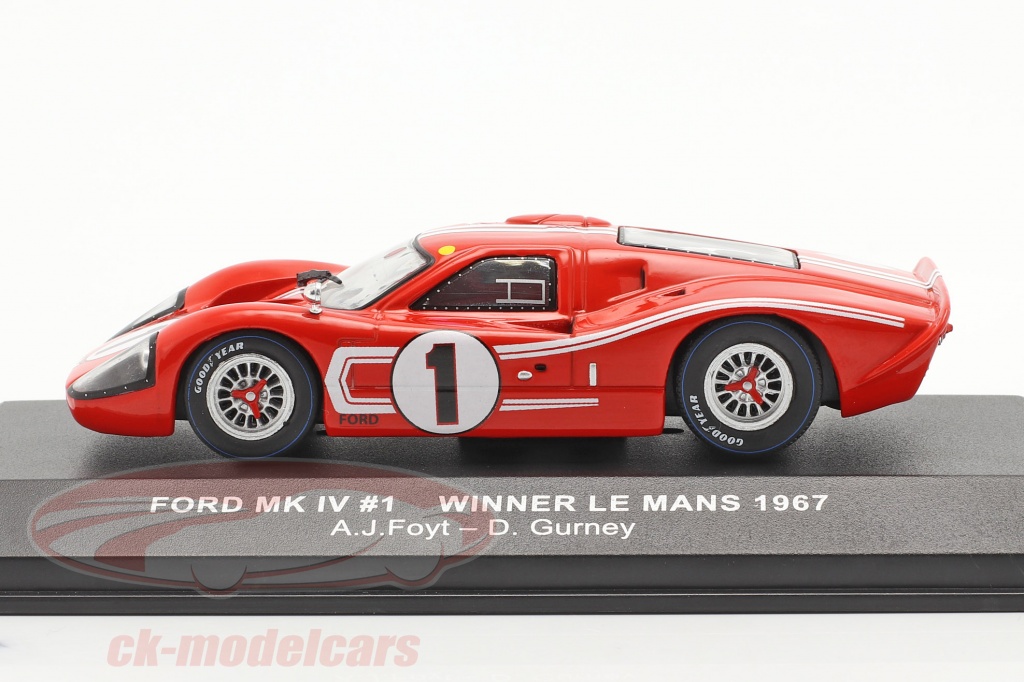 Details about   1:18 Shelby Collectibles Gurney/Foyt Ford #1 GT40 MKIV LeMans Winner 1967 