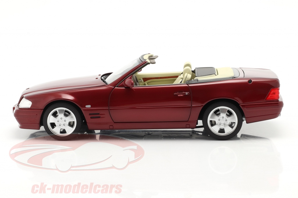 Norev 1:18 Mercedes-Benz 500 SL (R129) Facelift 1998-2001 amber red ...