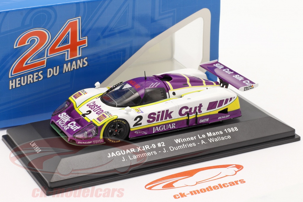 Spark Jaguar Xjr-9 LM Silk Cut Le Mans 1988 Pescarolo Watson Boesel S4718 1/43 for sale online