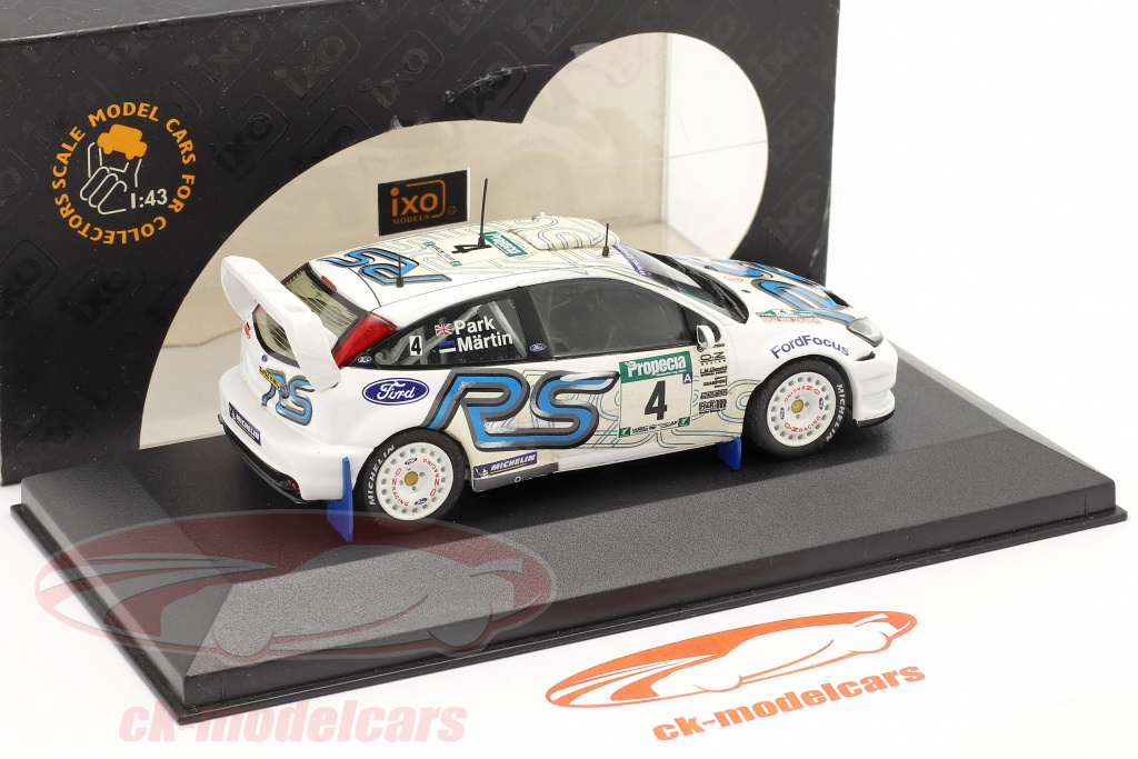 IXO 1/43 – Ford Focus RS WRC #46 – Rallye GB 2008 – RAM351 – Blanc
