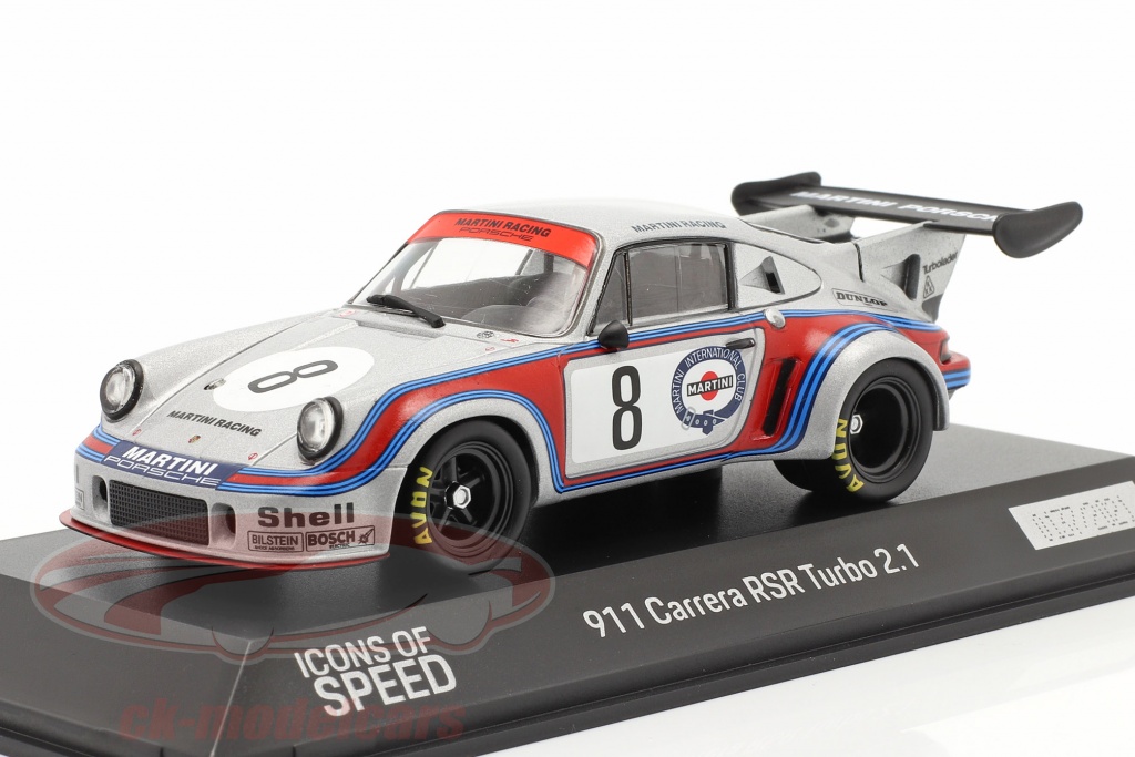 Porsche 911 Carrera RSR Turbo #8 Martini Racing 1000km Nürburgring 1974 1:43 Spark
