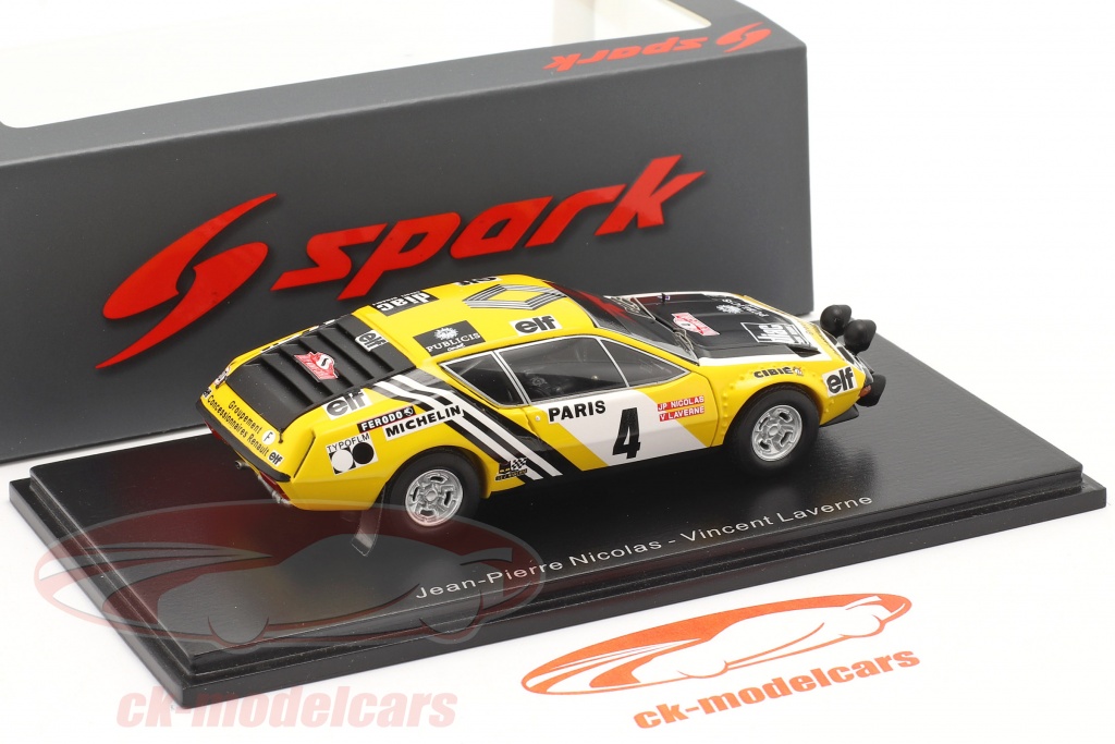 Modèle Réduit Spark - Renault Alpine A310 Rallye Monte-Carlo Modèle Réduit Spark - Renault Alpine A310 Rallye Monte-Carlo