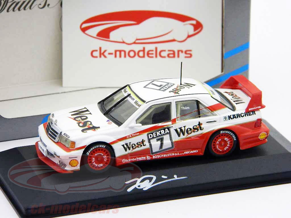 Minichamps 1/43 - Mercedes 190E Evo 1 DTM - MS-JET Biela 1990 (Occasion)