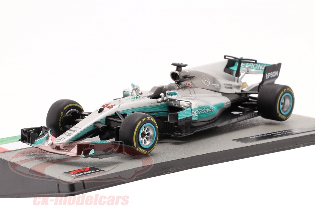 F1 miniature Mercedes W08 Lewis Hamilton World Champion du Monde Mexico 2017 Spark 1/43 S5054