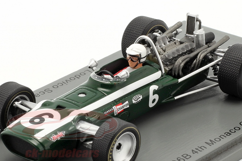S6983 Spark 1:43 Ludovico Scarfiotti Cooper T86B #6 4th Monaco GP Formel 1 ...