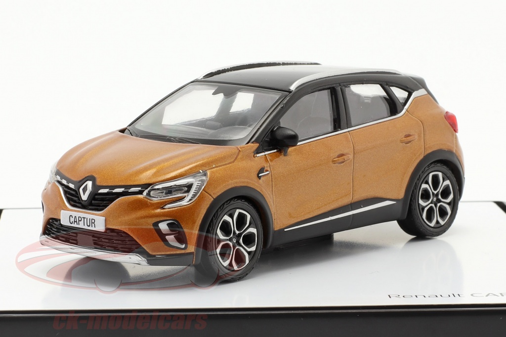 Renault Captur year 2020 taklamakan orange / black 1:43 Norev