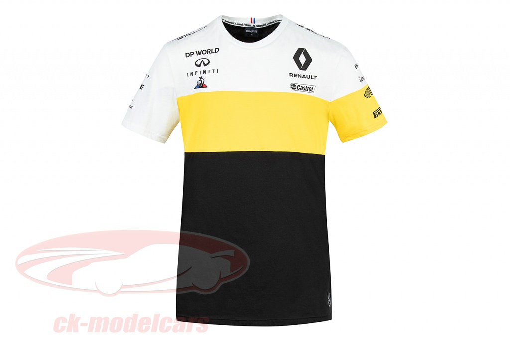 Renault DP World F1 Team Maglietta formula 1 2020 nero / giallo / bianca