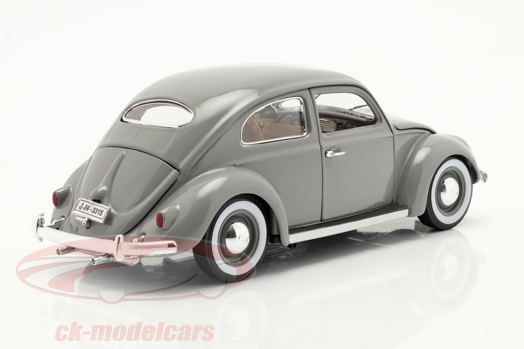 Bburago 1:18 Volkswagen VW Käfer Baujahr 1955 grau 18-12029G 