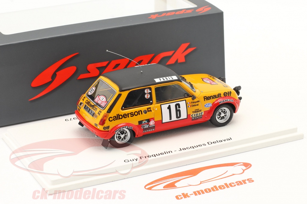 Modèle Réduit Solido 1/43 Renault 5TL Alpine Rallye Monte-Carlo 1979 - Jaune Et Rouge - Occasion