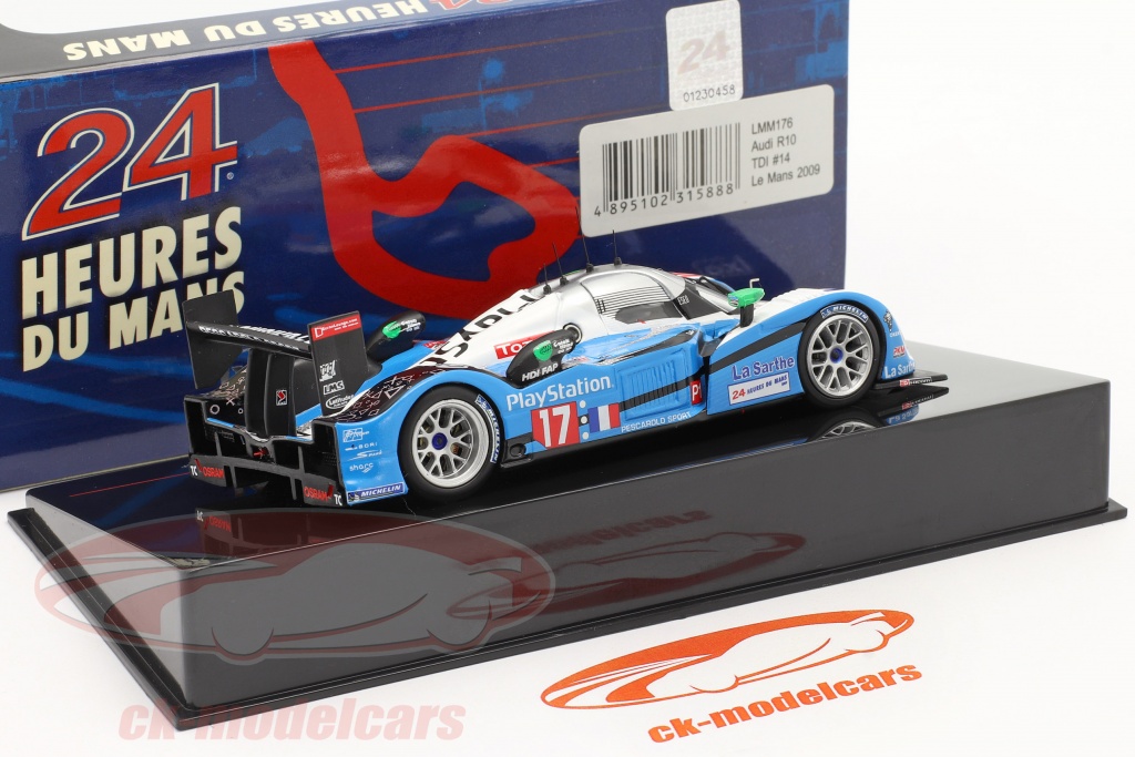 Modèle Réduit Peugeot 908 HDI FAP N°10 - 24h Du Mans 2009 - 1/43 IXO - Neuf En Boîte