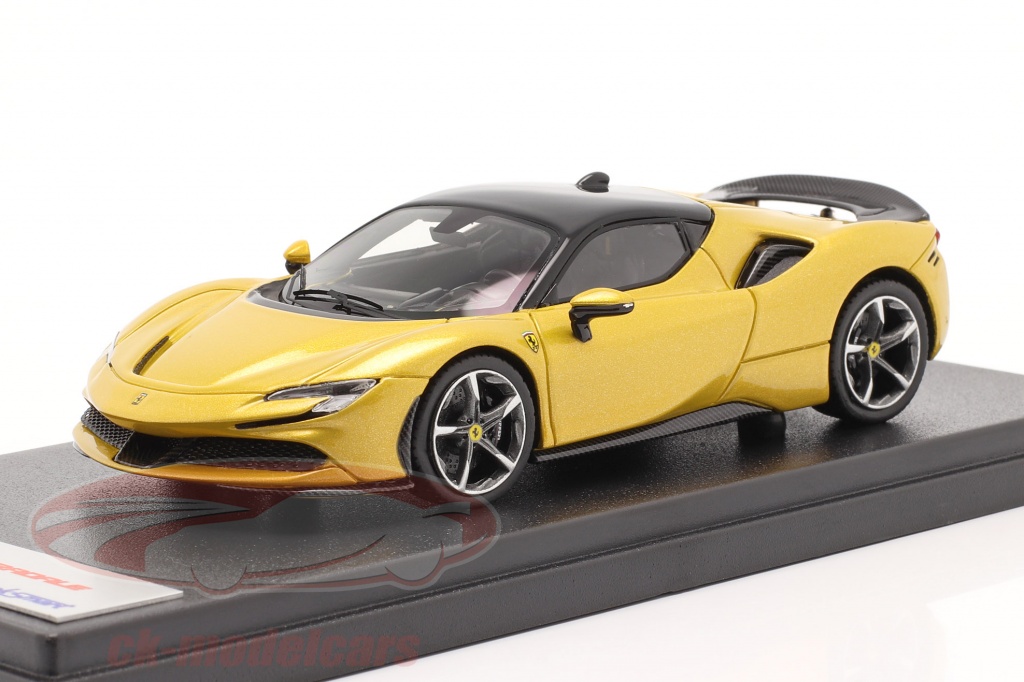 Ferrari SF90 Stradale Año de construcción 2019 Montecarlo amarillo 1:43 LookSmart