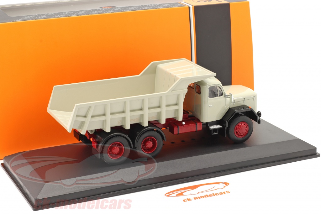 Miniature Magirus Deutz Jupiter Camion 6X6 à Benne TP Ixo