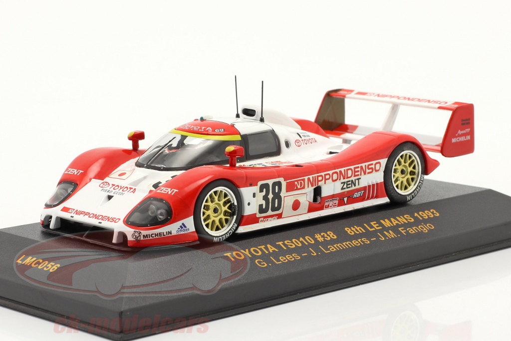 Toyota TS010 #38 8th place 24h LeMans 1993 Lees, Lammers, Fangio 1:43 Ixo