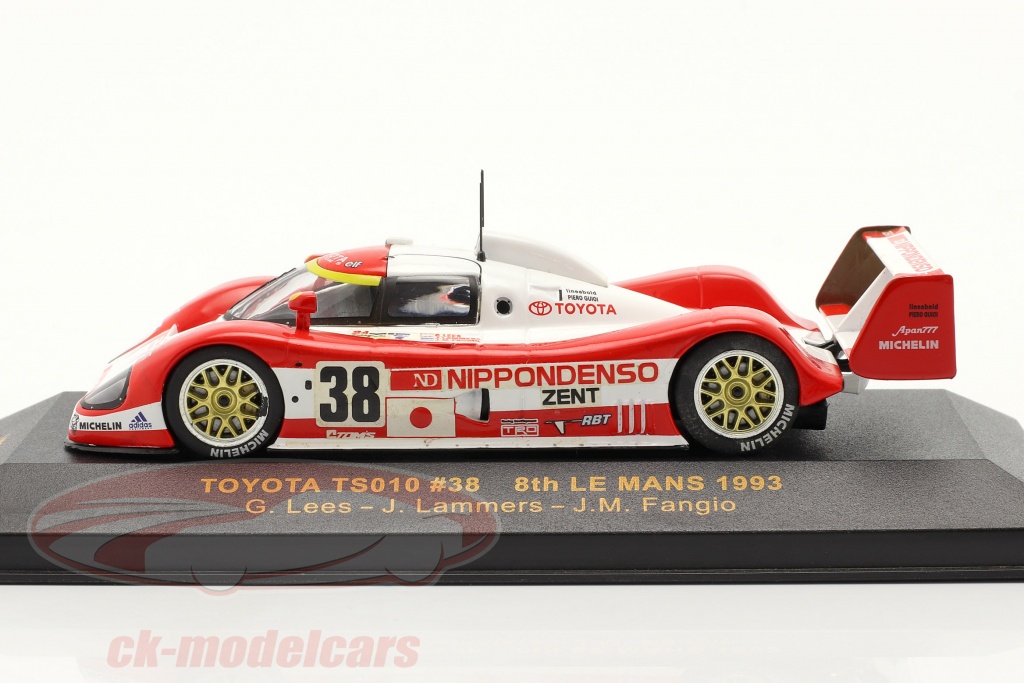 Toyota TS010 #38 Le Mans 1993 - HPI 1/43 - Lammers, Lees, Fangio - Neuve