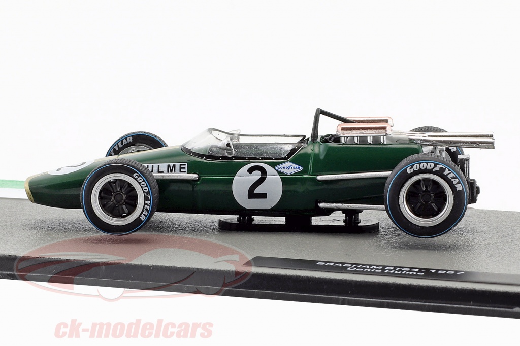 ATLAS 1/43 SCALE - 56 Brabham BT24 1967 Dennis Hulme #2 Diecast Model