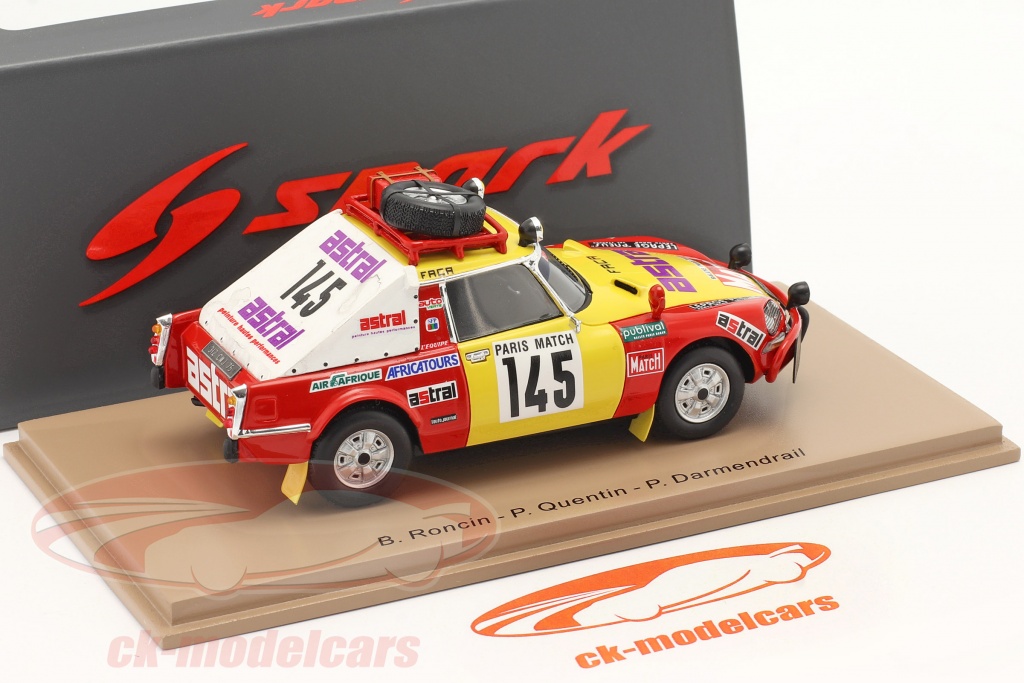 Spark 1:43 Citroen DS23 #145 Rallye Paris - Dakar 1981 Roncin, Quenti ...