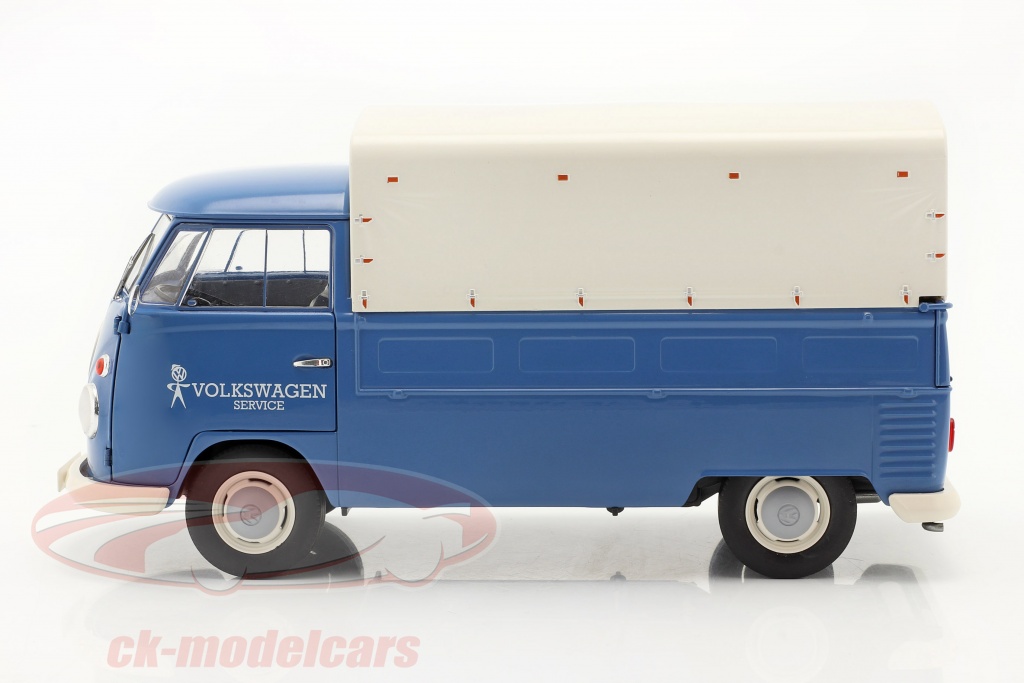 Solido - 1:18 - Volkswagen T1 Pick-Up - Couleur Bleu avec