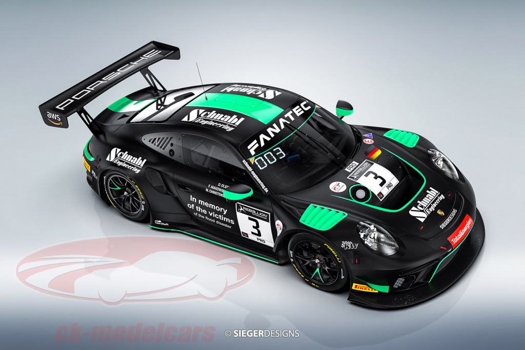 Minichamps 1:43 Porsche 911 GT3 R #3 24h Spa 2021 Charity ...