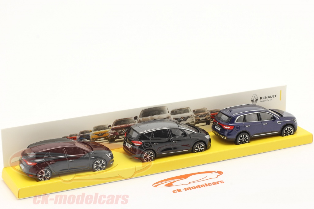 Norev 1:64 3-Car Set Renault Megane 