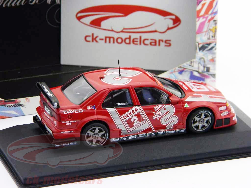 ミニチャンプス 1/18 アルファロメオ155 V6TI 1995 ナニーニ ミニチャンプス 1/18 アルファロメオ155 V6TI 1995 ナニーニ