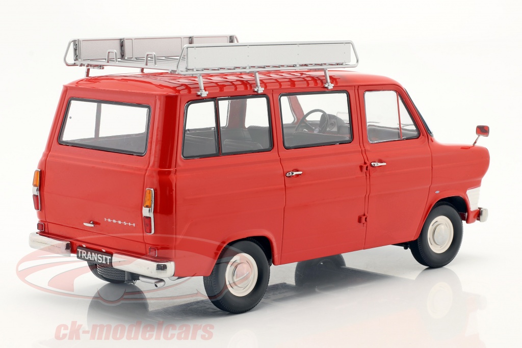 Details about  / SUPERB KK SCALE 1//18 DIECAST 1965 FORD TRANSIT BUS//MINIBUS IN RED KKDC180463