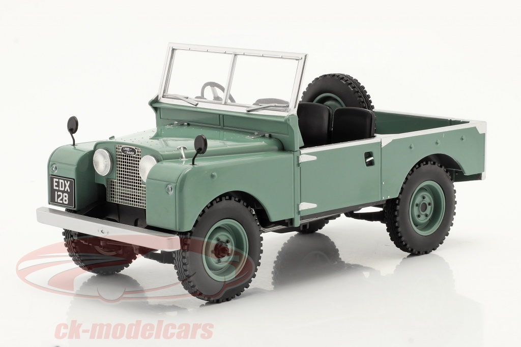 Land Rover Series I RHD sin Techo convertible Año de construcción 1957 verde claro 1:18 Model Car Group